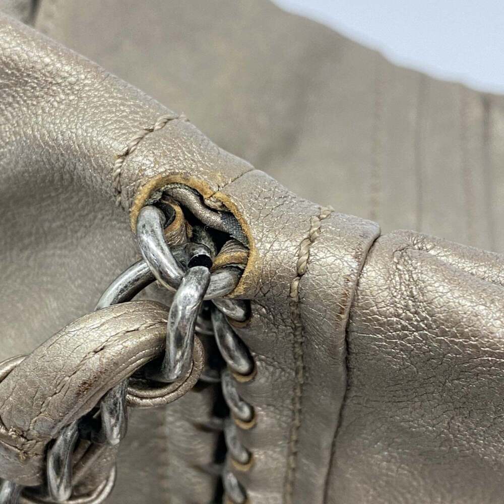 CHANEL Brown Leather Tote Bag - Picture 8 of 11